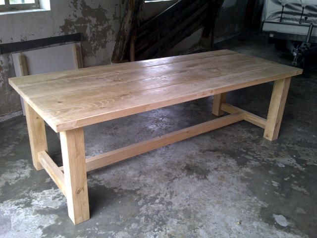 Eiken Herbergtafel 100 x 240 cm