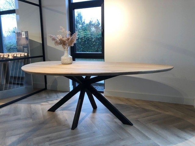 Eiken kiezel Tafel Matrix Ass 8x4 cm